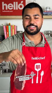 Create a restaurant-quality steak dinner at home with juicy sirloin and truffle-Parmesan fries made easy. 🥩🍟 | Hello Chef