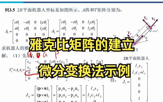 4-8雅克比矩阵的建立-微分变换法示例