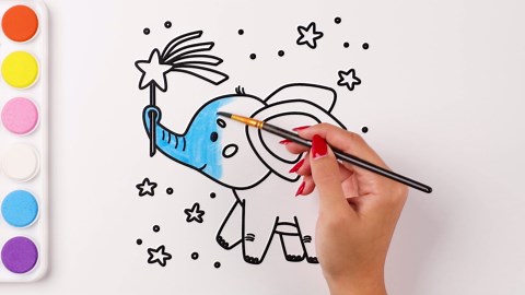 Elephant Coloring Fun for Kids