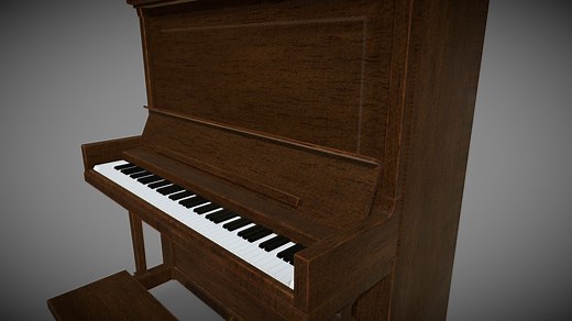 Elegant Grand Piano 3D Model - Download Free 3D model by SagoCraft (@sagopt123)