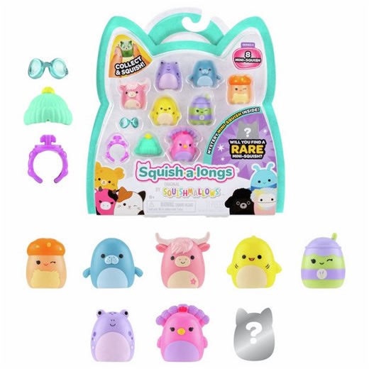 Buy Squish-a-longs Mini-Squish Collectibles - Pack Of 8 | Playsets and figures | Argos