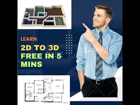 Sweet Home 3D for beginners. Learn 3D in 5 mins