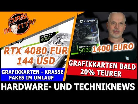 RTX 4080 für 144USD? - Echt oder Fake? | Grafikkarten nochmals teurer | | Ryzen 9850X3D mit 5,75GHz