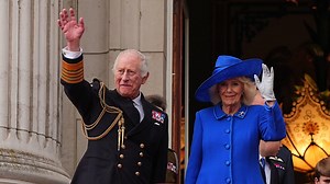 King follows in grandfather’s footsteps by not wearing medals at VE Day parade