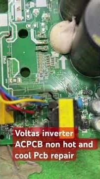 #Voltas ACPCB repair#inverter AC Pcb repair non hot and cool Pcb repair e6 error communication fault