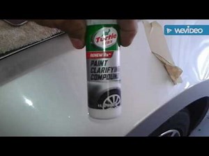 Turtle wax premium scratch repair kit