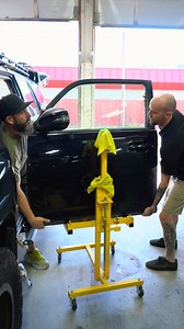 27 reactions | Helpful Tip from Will! Another door dent... another door removed. The air bag may take a whopping 10 seconds longer BUT in the end, clean and simple R & I. Plus it's kinda satisfying lol This Dent was pretty deep considering its size so first step was to shallow it out a bit with Dolly & Hammer. More videos coming soon showing if we used the PowerBox or not. #pdr #dentrepair #4runner #metalwork #repair | Just A Dent | Facebook