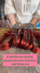 Inside the Art of Motor Rewinding: Skill Meets Perfection(6-pole,36-Slots) #PowerfullMotor #CoilMaintenance #electricalvedio #Foryou | Motor Masters Girl