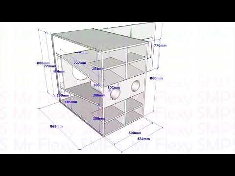 WBOX 12INCH SUBWOOFER HORN PLAN