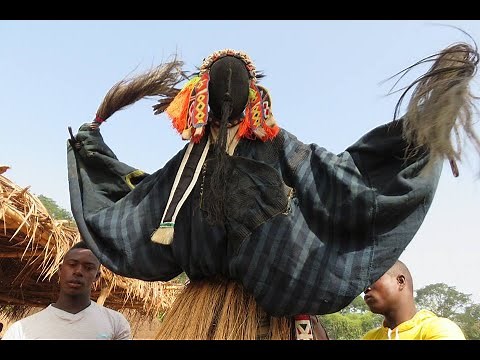 Stilt Dance Ceremony In Ivory Coast, Overlanding West Africa