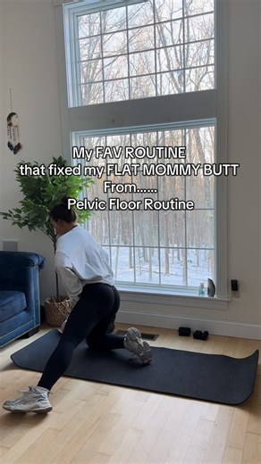 Julia |Postpartum & Women Trainer CPT | | Your flat “mom butt” isn’t from not lifting heavy. It’s from a disconnected pelvic floor + deep core. This exact routine helped me: • lift... | Instagram
