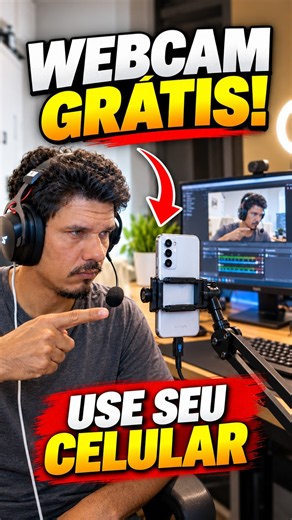 TRANSFORME SEU CELULAR EM WEBCAM GRÁTIS NO PC