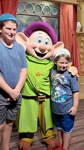 Meeting Dopey Meet & Greet in EPCOT at Disney World #snowwhite #epcot #disneyworld #disneyparks #Disney | Brockzilla Productions