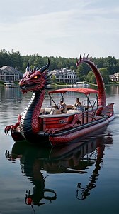 6.1K views · 73 reactions | Dragon Pontoon Boat  | Design Thinking | Facebook
