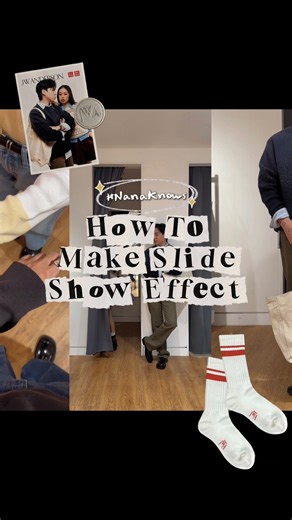 Keshia Nathania on Instagram: "#NanaKnows ep. 30 : How to Make Slide Show Effect // • #NanaKnowsTutorials Audio : Cute Circus - Tsundere Twintails"