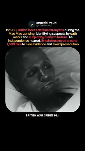 The Dark Truth About Britain’s Mau Mau Camps 1953 #shorts #history