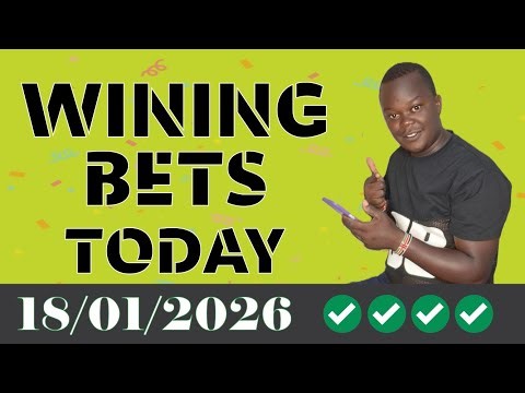 FOOTBALL PREDICTIONS TODAY 18/01/2026 SOCCER PREDICTIONS TODAY | BETTING TIPS, #footballpredictions