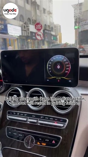 Mercedes Benz Android Screen Dual Bluetooth Connection Instructions #mercedesbenz #carplay #benz