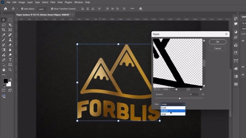 How to Create a Gold Foil Stamp Effect in Photoshop