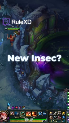 NEW KIND OF LEE SIN INSEC?? #challenger #leagueoflegends #leesin #leesingameplay #fypage #fypシ