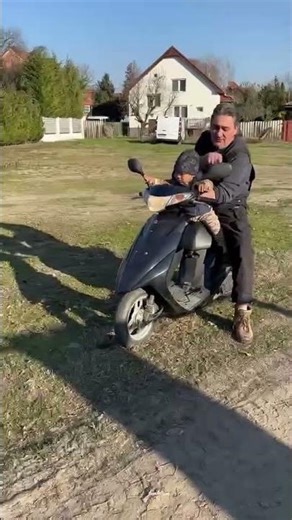 Matteo ‘s driving with grandpa