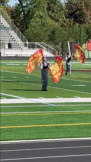 CVHS Color Guard at Rock Ridge High School Marching Band Competition