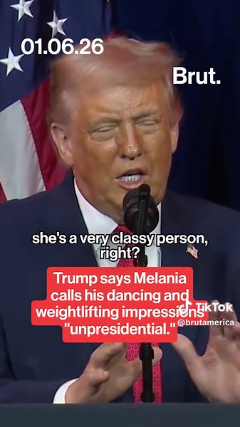 While speaking at the GOP House Member Retreat, Trump told Republicans that Melania hates when he does impressions of weightlifters, as well as when he dances. Trump is known for his signature dance, which he often does to YMCA. He typically breaks out his weightlifting impression when discussing transgender athletes in women's sports. Trump said he argues with the first lady about his actions being