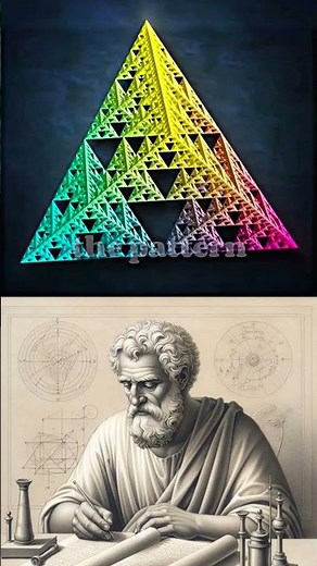 Sierpinski tetrahedron from different angles ▲ #sierpinski #fractal #mathart #geometry"