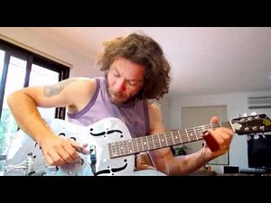 Open D Slide Dobro Blues Guitar Improvisation