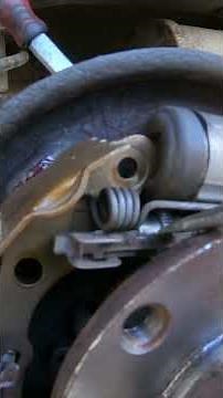 how to adjust the drum brake #brake #drumbrake #tutorial #diy #mechanic #repair #new #howto
