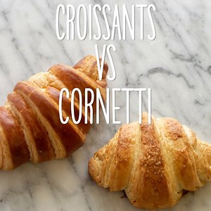 What's the difference between croissants and cornetti? Whichever way you slice it, they're both delicious. Read the article here: https://www.giadzy.com/posts/food/how-to/454539/cornetti-vs-croissants-what-s-the-difference | Giadzy