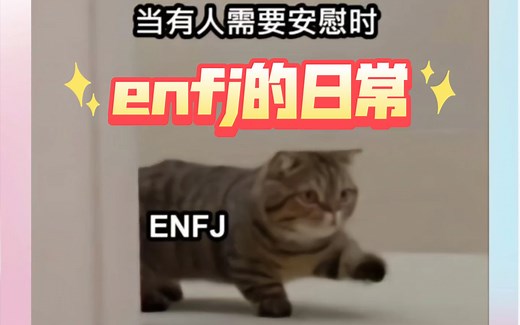 16型人格之enfj的日常。
