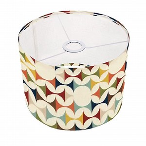 Scandinavian Geometric Arc Lamp Shade, Retro 60s Danish Modern, MCM Accent Accessory, Nordic Style Home Decor - Etsy