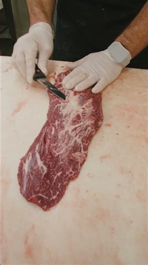 Would you grill these Tajima Wagyu Flat Iron Steaks? 🔥 #shorts
