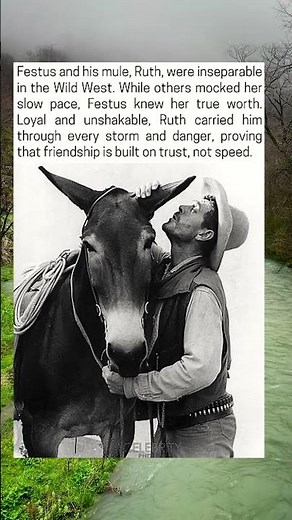 Festus And His Mule Ruth In The Wild West