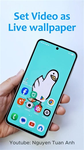 Set any video as live wallpaper on android