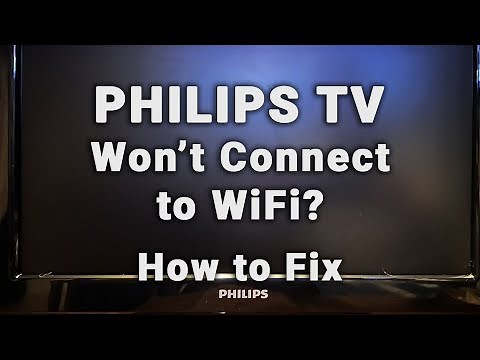 How to Fix a Philips TV that is NOT Connecting to WiFi | 10-Min Fix