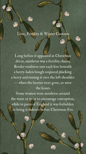 Mistletoe Myth & Magic: Druid Rituals, Norse Legends & Christmas Lore