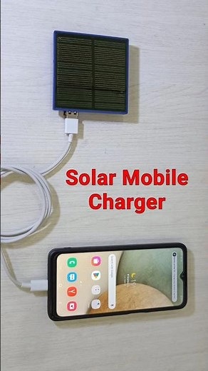 How to make solar mobile charger at home