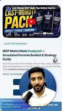 Last-Minute IB Math Pack That Actually Works #IB #MathHelp #ExamPrep