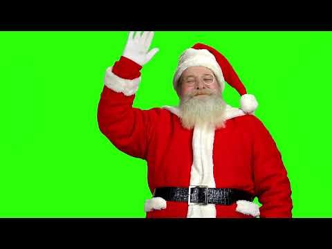 Santa Green Screen Chroma Key Background