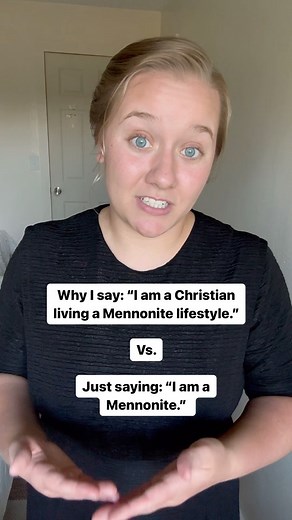 Danelle Yoder on Instagram: "Just to clarify 🫶🏻✨ #mennonites #mennonite #christian #mennonitelifestyle #lifestyle #biblicalliving #traditionalliving"