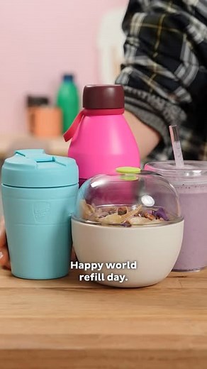 KeepCup | Reusable Coffee Cups on Instagram: "It’s World Refill Day, the perfect time to swap to reuse.⁠ ⁠ This is your sign to ditch single-use, and show the world how easy reusables can be 🌍♻️⁠ ⁠ Need the gear to get started? Our Birthday Sale is live, offering up to 50% off full-priced favorites, the ultimate nudge to make the swap.⁠ ⁠ Let’s make reuse the norm.⁠ ⁠ Shop now online at keepcup.com⁠ ⁠ #worldrefillday #coffee #reuse #reusablecup #togocup #keepcup"