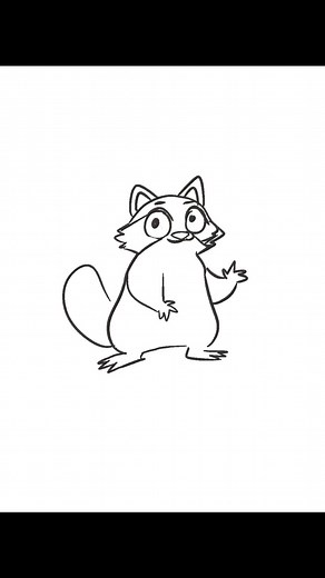 Ill be back in 10 months #raccoon #animation #raccoons