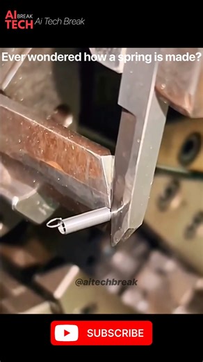 Watch How Springs Are Made From Steel Wire