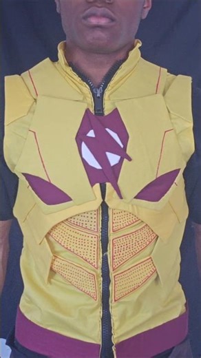 a good update on my kid flash cosplay armor #kidflash #wallywest #dccomics #cosplayarmor