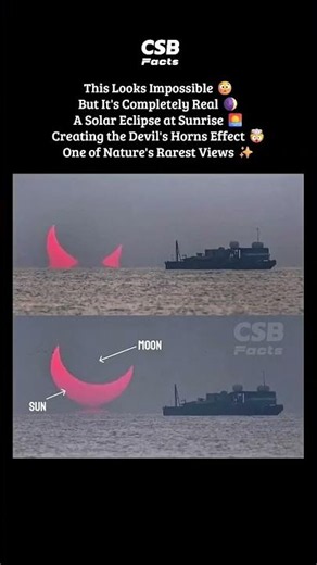 This Solar Eclipse Looks Impossible 😳🌒