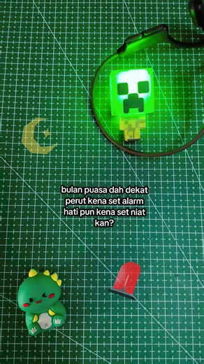 bulan puasa dah dekat, perut kena set alarm, hati pun kena set niat, kan?