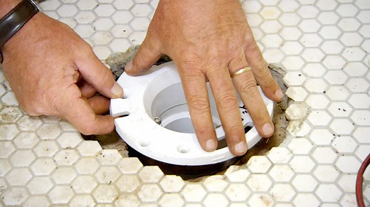 How To Repair a Cast-Iron Toilet Flange