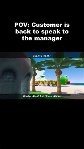 Wiggler Demands to Speak to the Manager! (Super Mario Sunshine)